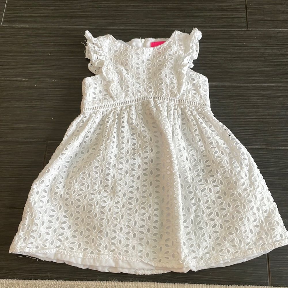 Lilly Pulitzer White Eyelet dress size 5